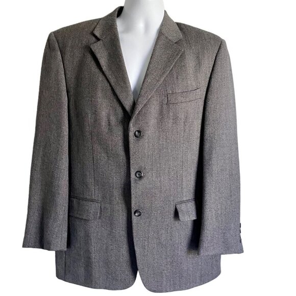 Montefino 3 Button Sports Coat Jacket Blazer Size 42R - Picture 2 of 9